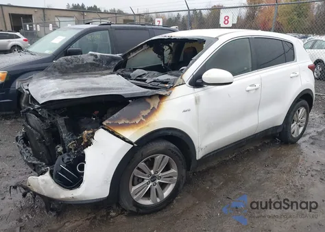 2017 Kia Sportage Lx из США, поврежденный, VIN KNDPMCAC6H7251265